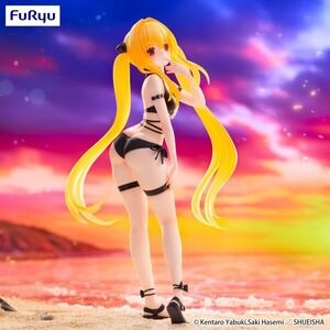 FuRyu To Love-Ru Darkness Golden Darkness Figure Black Swimsuit Bikini US Seller